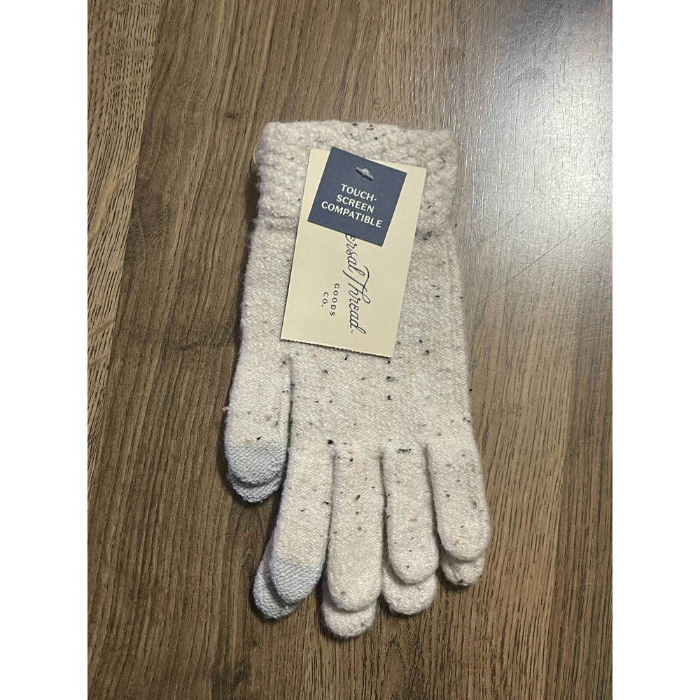 Universal Thread Gloves, Women's One Size, Gray, Touch Screen Compatible NWT